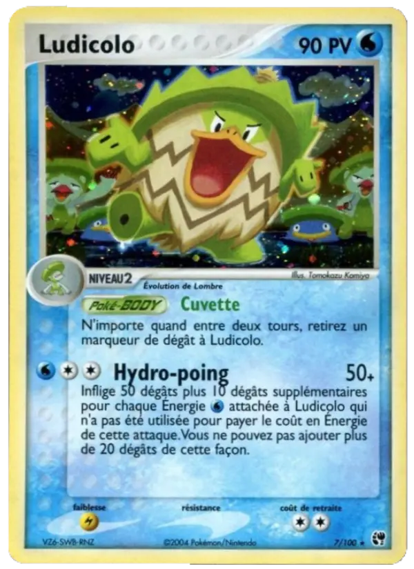 Ludicolo — Carte Pokémon 7 EX Tempête de sable