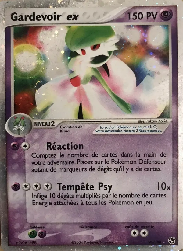 Gardevoir ex — Carte Pokémon 96 EX Tempête de sable