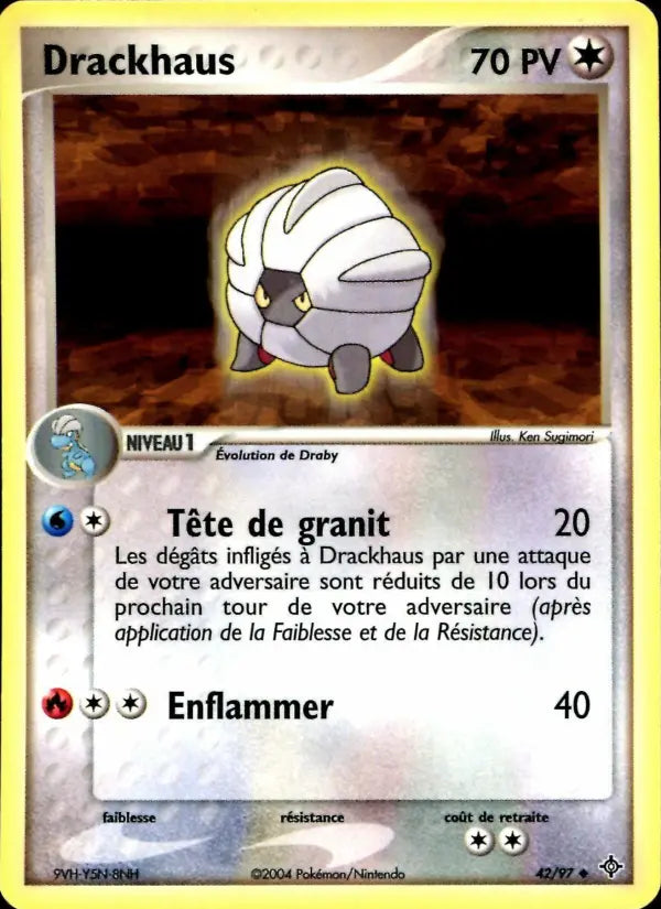 Drackhaus — Carte Pokémon 42 EX Dragon
