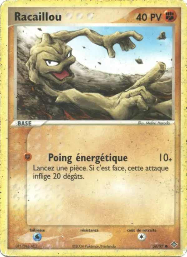 Racaillou — Carte Pokémon 56 EX Dragon