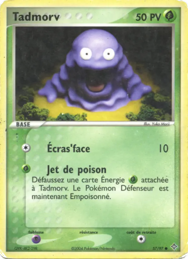 Tadmorv — Carte Pokémon 57 EX Dragon