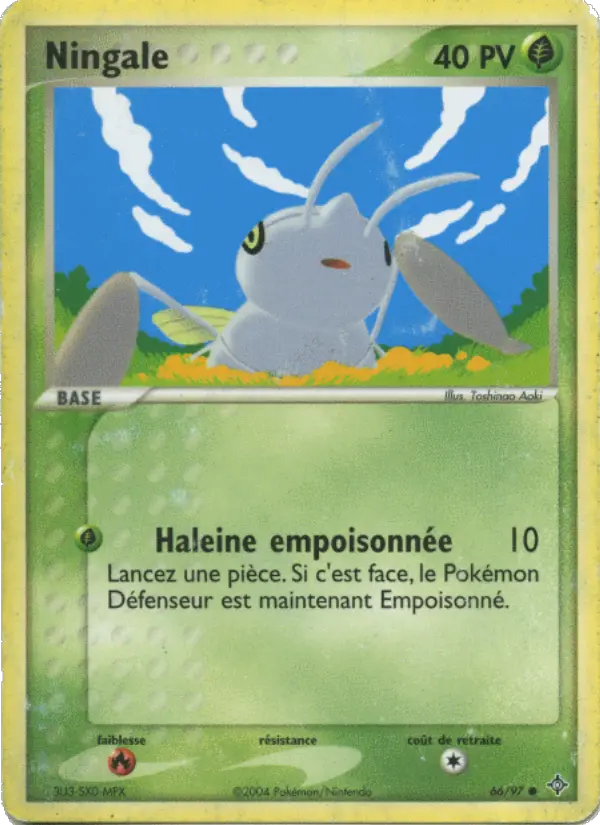 Ningale — Carte Pokémon 66 EX Dragon