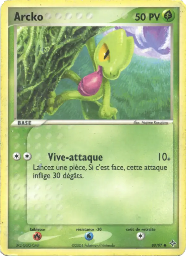 Arcko — Carte Pokémon 80 EX Dragon