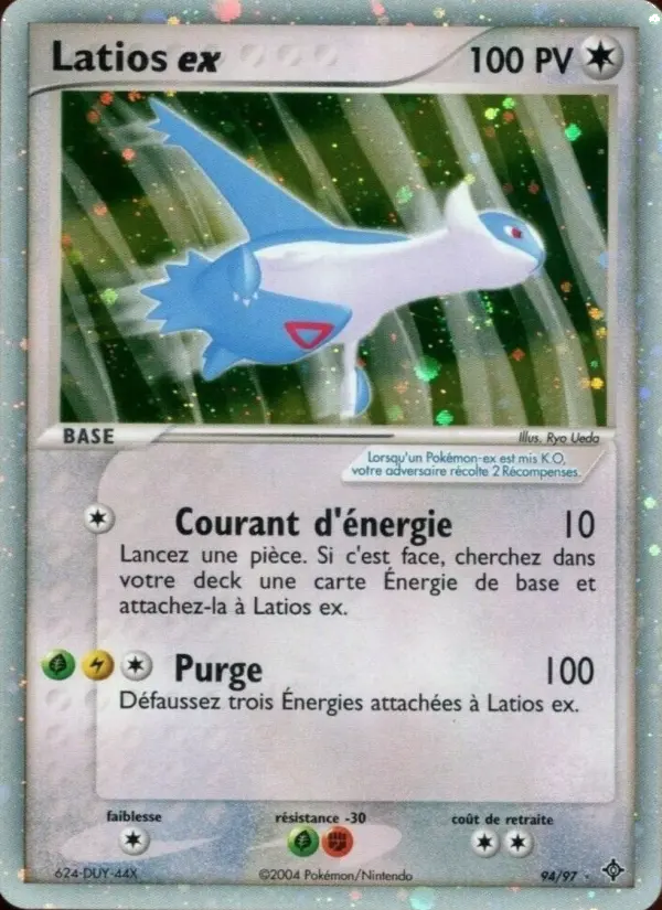 Latios ex — Carte Pokémon 94 EX Dragon