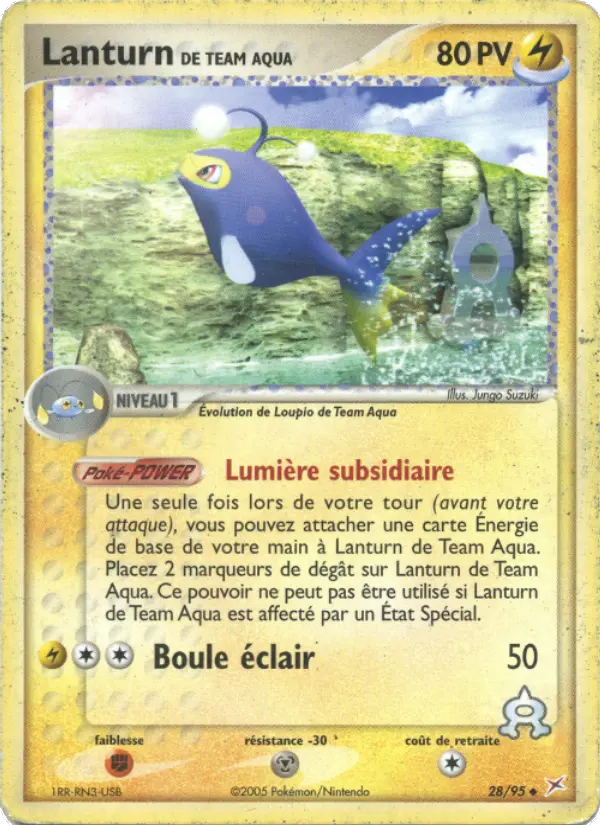 028/095 - Lanturn de Team Aqua