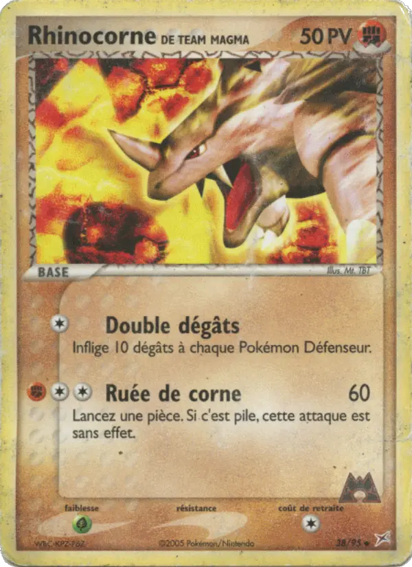 038/095 - Rhinocorne de Team Magma