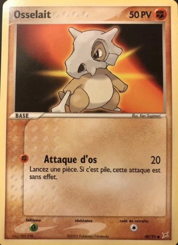 Osselait — Carte Pokémon 40 EX Team Magma vs Team Aqua