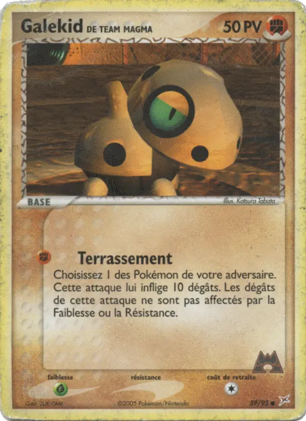 059/095 - Galekid de Team Magma
