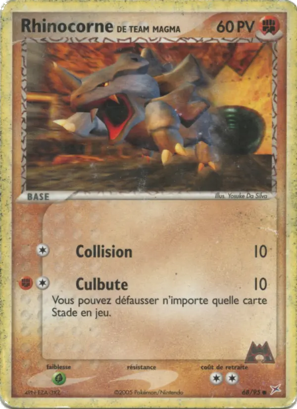 068/095 - Rhinocorne de Team Magma