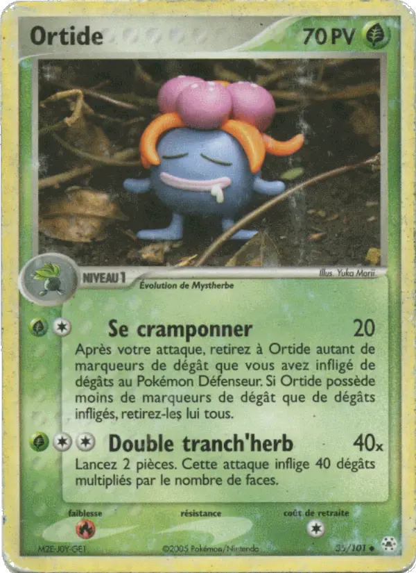 Ortide — Carte Pokémon 35 EX Légendes Oubliées