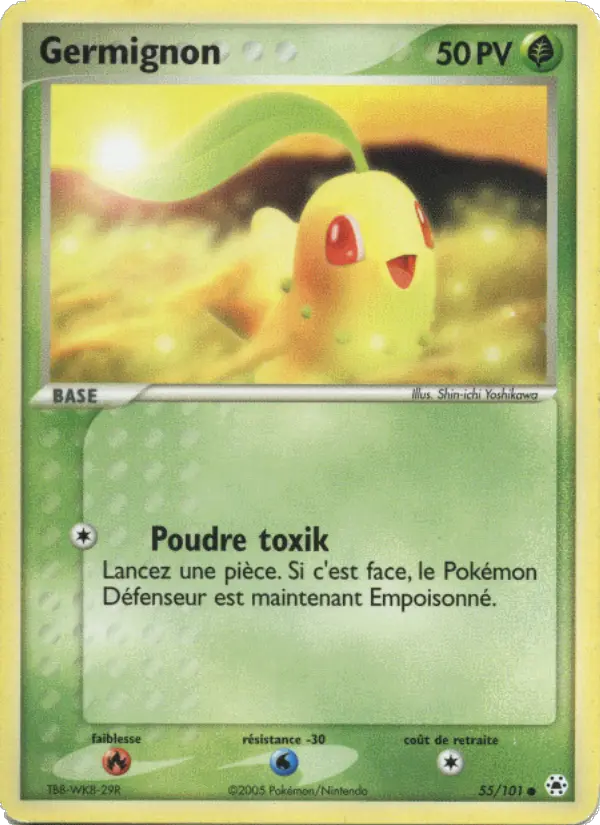 Germignon — Carte Pokémon 55 EX Légendes Oubliées