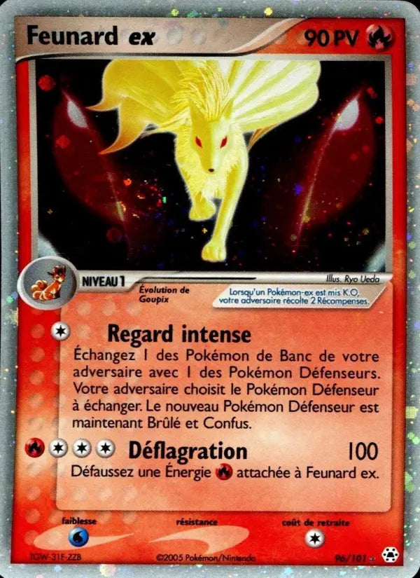 Feunard ex — Carte Pokémon 96 EX Légendes Oubliées