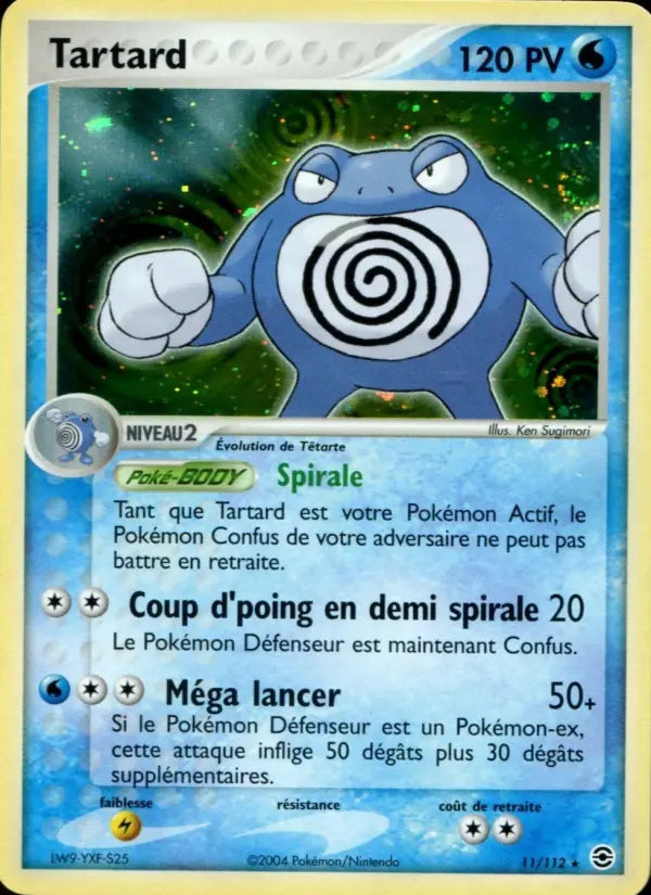 Tartard — Carte Pokémon 11 EX Rouge Feu & Vert Feuille