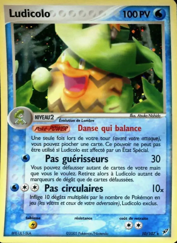 Ludicolo — Carte Pokémon 10 EX Deoxys