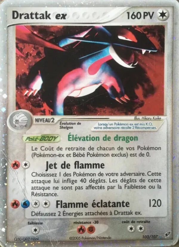 Drattak ex — Carte Pokémon 103 EX Deoxys
