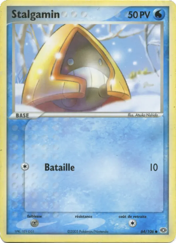 Stalgamin — Carte Pokémon 64 EX Émeraude