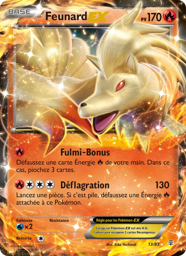 Feunard-EX — Carte Pokémon 13 Générations