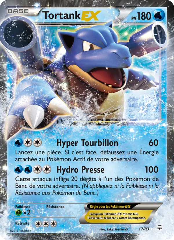 Tortank-EX — Carte Pokémon 17 Générations