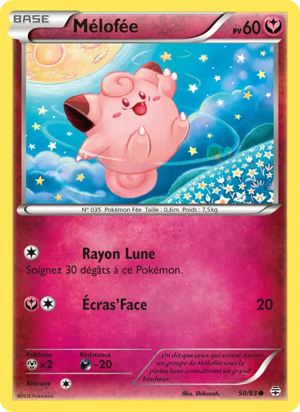 Mélofée — Carte Pokémon 50 Générations