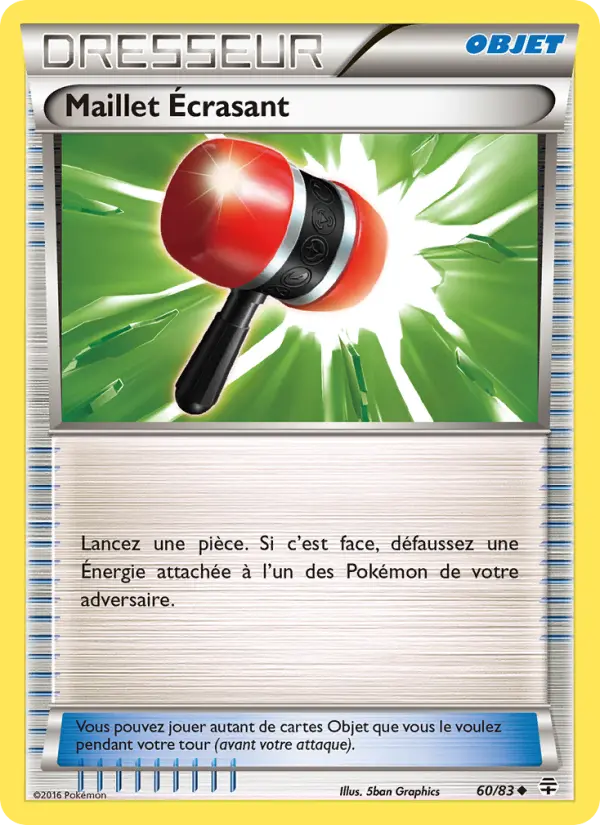 Maillet Écrasant — Carte Pokémon 60 Générations