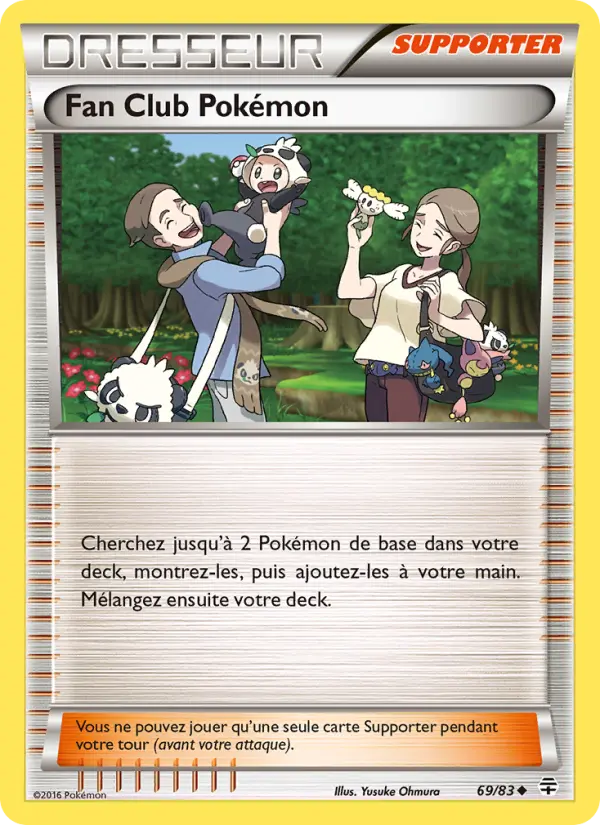 Fan Club Pokémon — Carte Pokémon 69 Générations