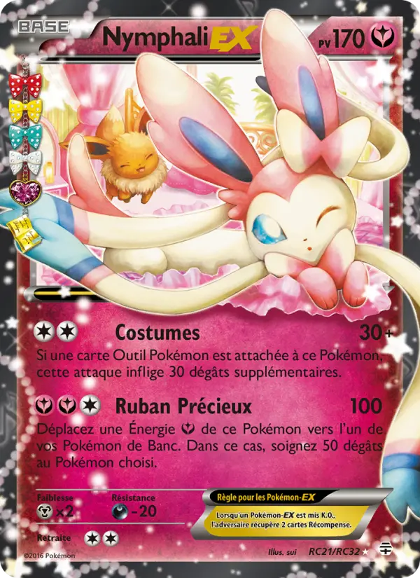 Nymphali-EX — Carte Pokémon RC21 Générations