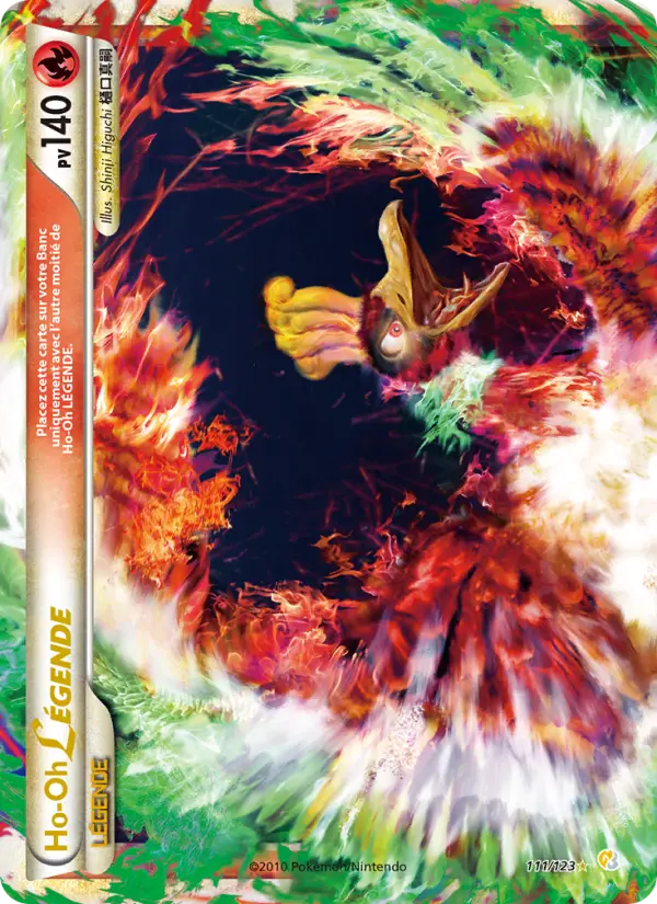 Ho-Oh LÉGENDAIRE — Carte Pokémon 111 HeartGold SoulSilver