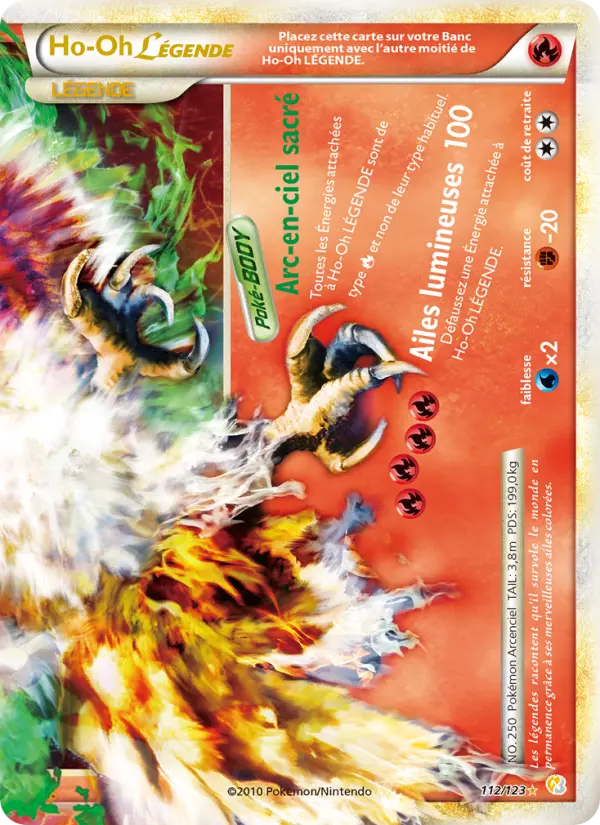 112/123 - Ho-Oh LÉGENDAIRE