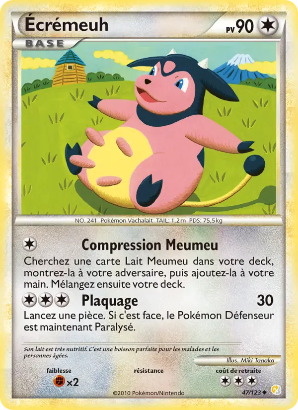 Écrémeuh — Carte Pokémon 47 HeartGold SoulSilver