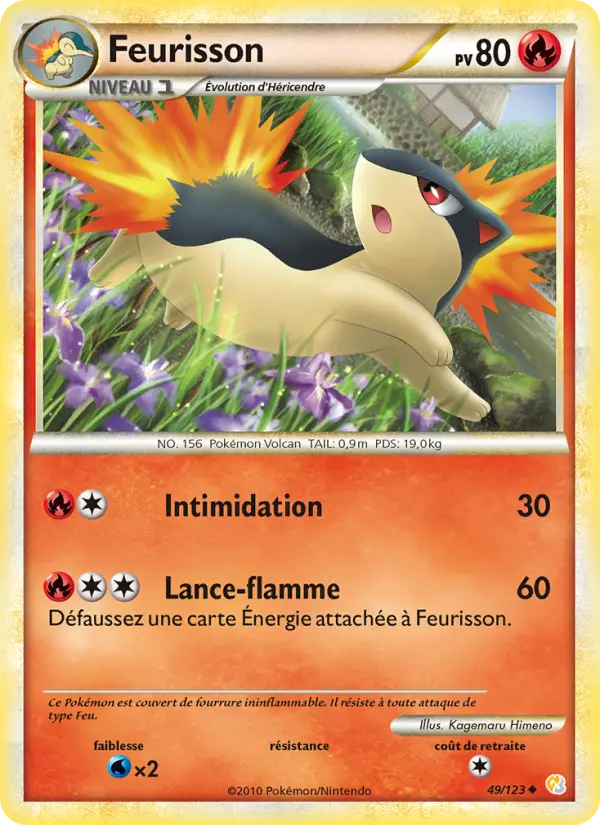 Fleurisson — Carte Pokémon 49 HeartGold SoulSilver