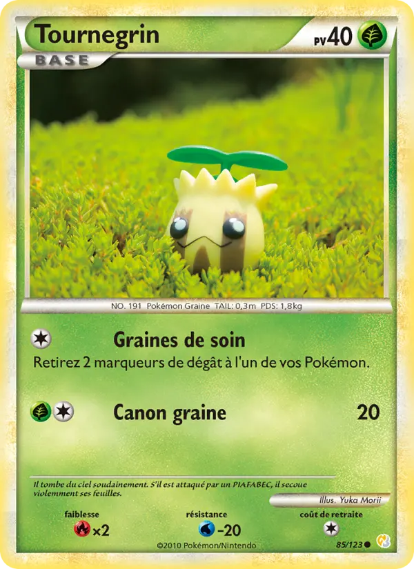Tournegrin — Carte Pokémon 85 HeartGold SoulSilver