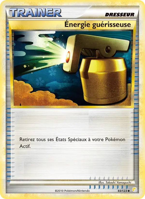 Énergie guérisseuse — Carte Pokémon 93 HeartGold SoulSilver