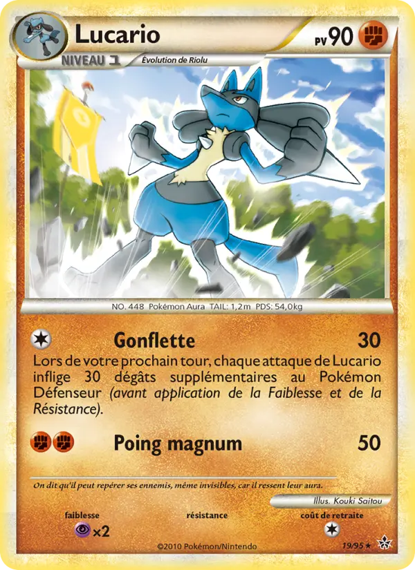 Lucario — Carte Pokémon 19 Déchaînement