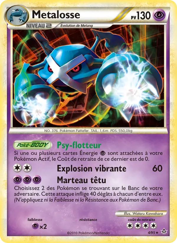 Metalosse — Carte Pokémon 4 Déchaînement