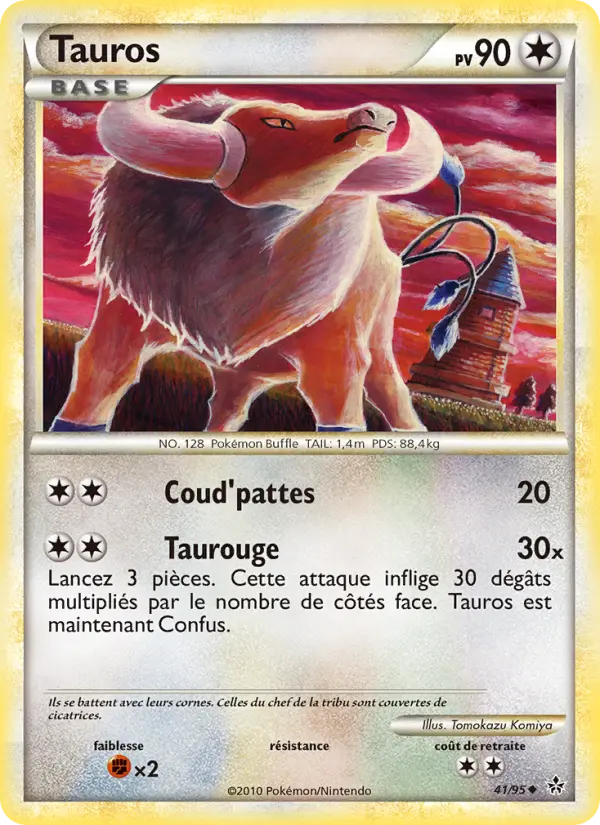 Tauros — Carte Pokémon 41 Déchaînement
