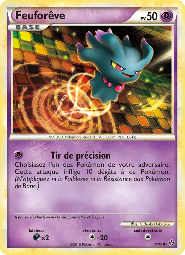 Feuforêve — Carte Pokémon 54 Déchaînement