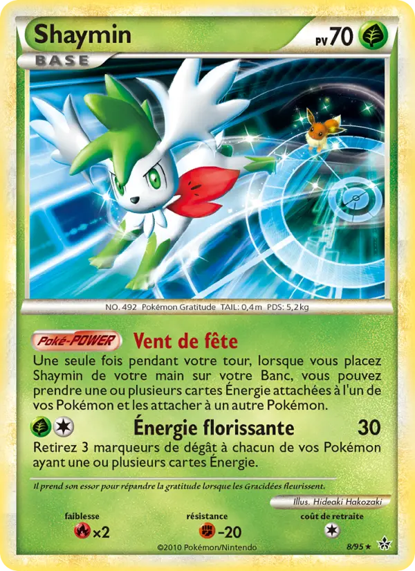 Shaymin — Carte Pokémon 8 Déchaînement