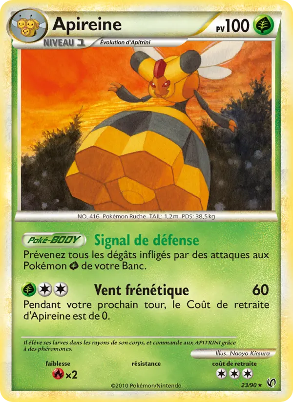 Apireine — Carte Pokémon 23 Indomptable