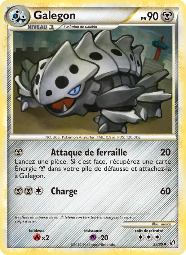 Galegon — Carte Pokémon 29 Indomptable