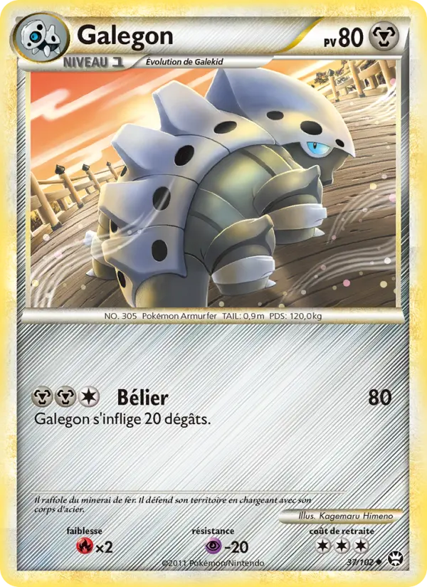Galegon — Carte Pokémon 37 Triomphant