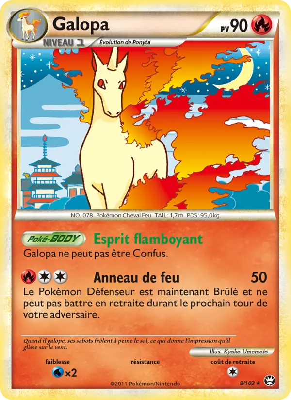 Galopa — Carte Pokémon 8 Triomphant