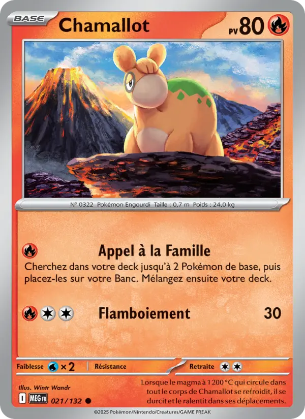 Chamallot — Carte Pokémon 021 Méga-Évolution