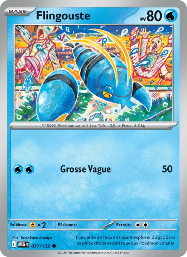 Flingouste — Carte Pokémon 037 Méga-Évolution