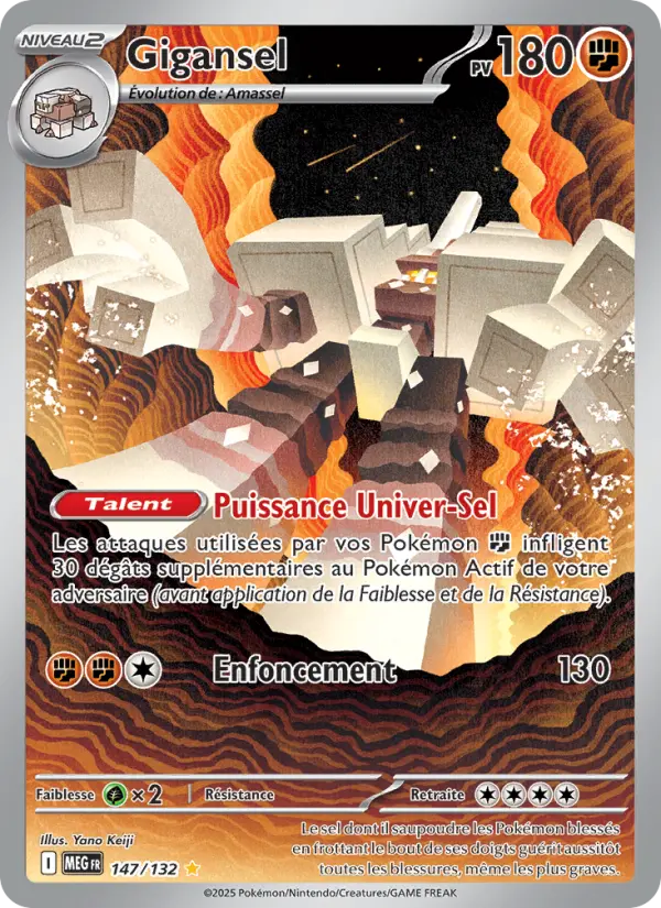 Gigansel — Carte Pokémon 147 Méga-Évolution
