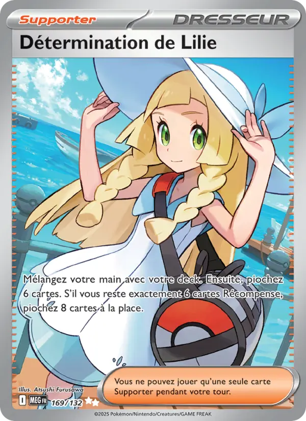 Détermination de Lilie — Carte Pokémon 169 Méga-Évolution