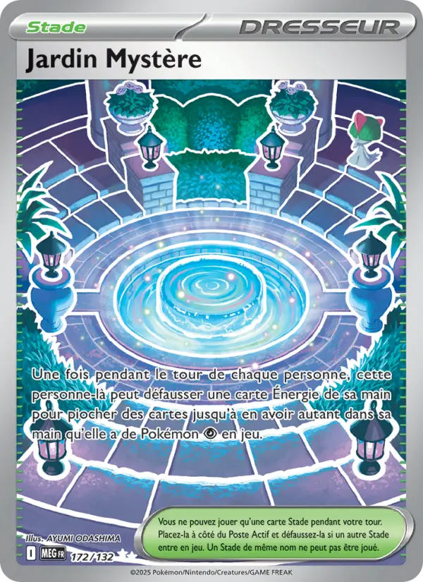 Jardin Mystère — Carte Pokémon 172 Méga-Évolution