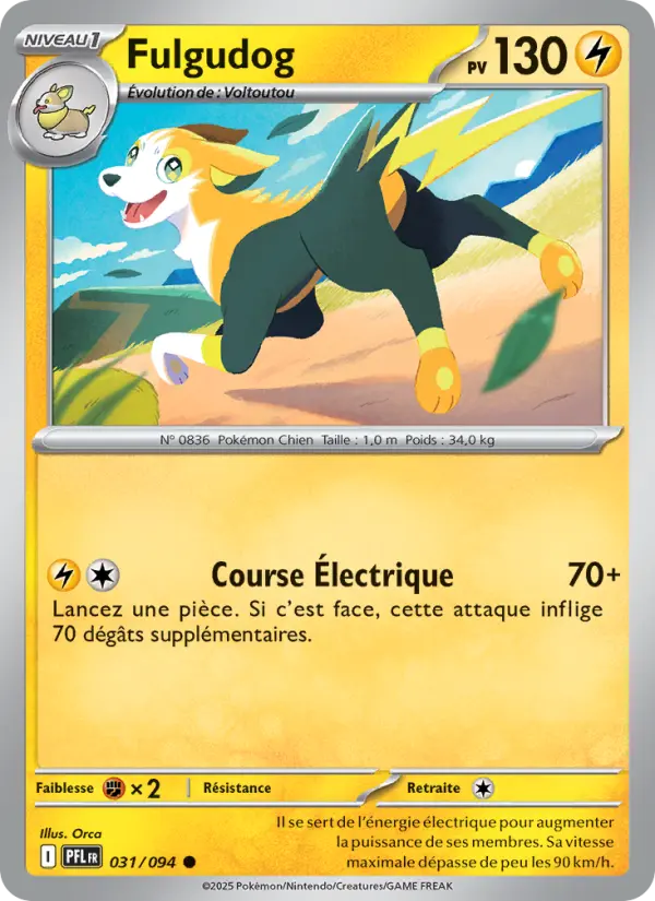 Fulgudog — Carte Pokémon 031 Flammes Fantasmagoriques