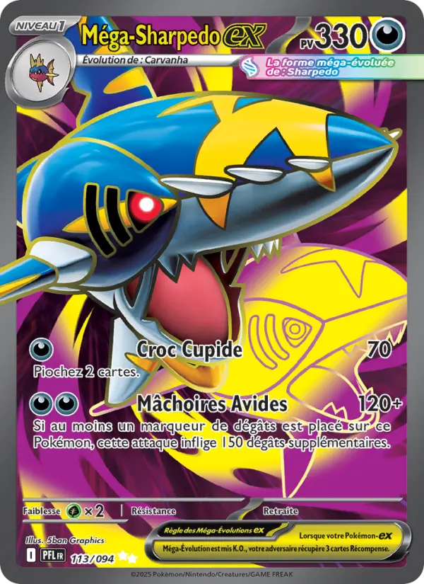 113/094 - Méga-Sharpedo EX