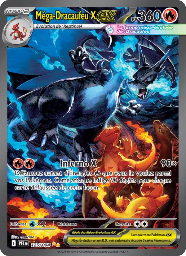 125/094 - Méga-Dracaufeu X EX