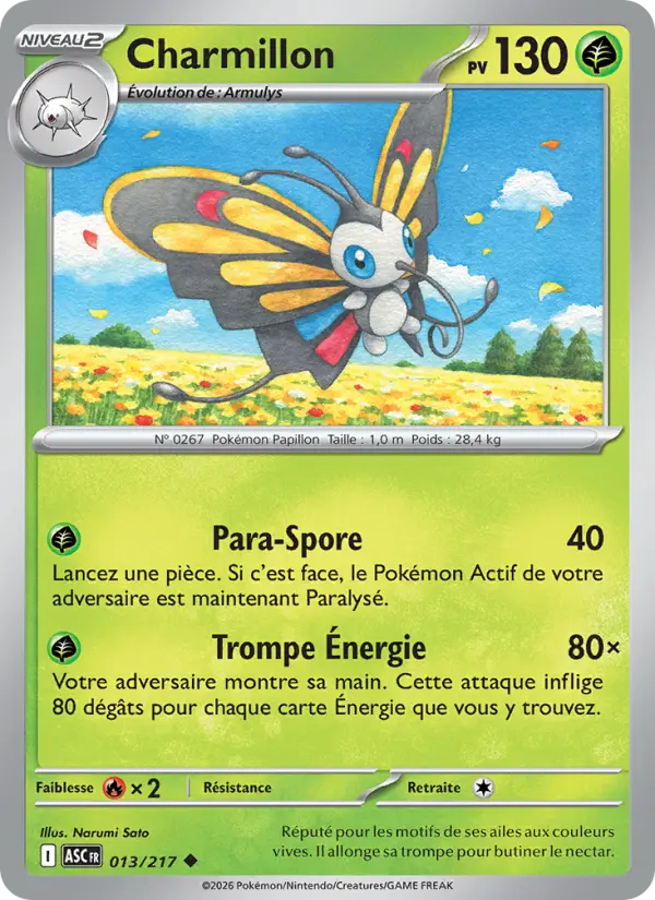 Charmillon — Carte Pokémon 013 Héros Transcendants